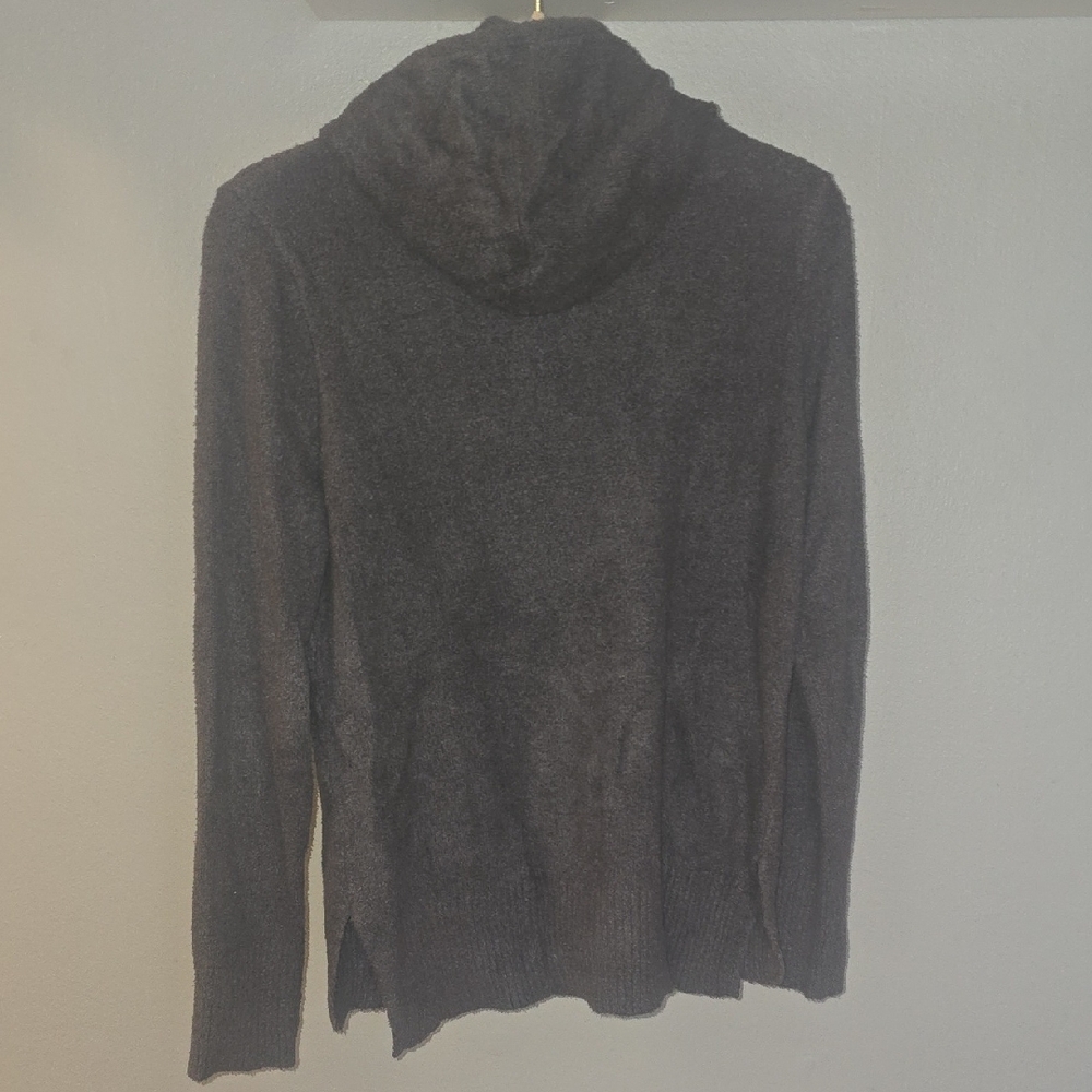 Grace & Lace Bambu Hooded Cowl Neck  Sweater - Picture 5 of 5